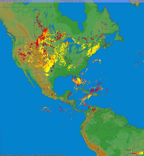America :: Maps :: America :: North America :: LightningMaps.org.